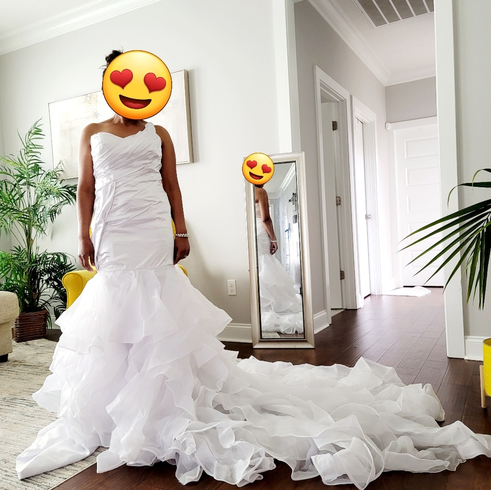 White wedding dress